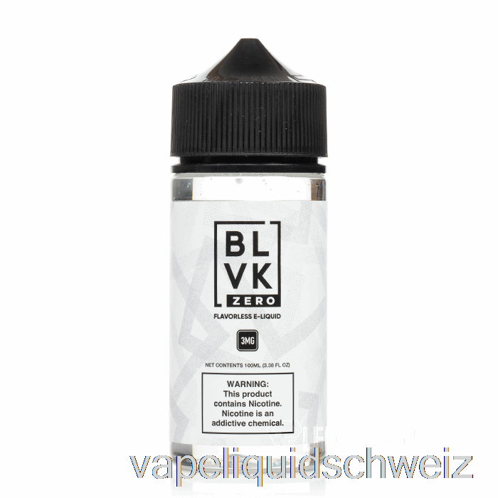 Geschmacksneutral – Blvk – 100 Ml 3 Mg Vape Schweiz
